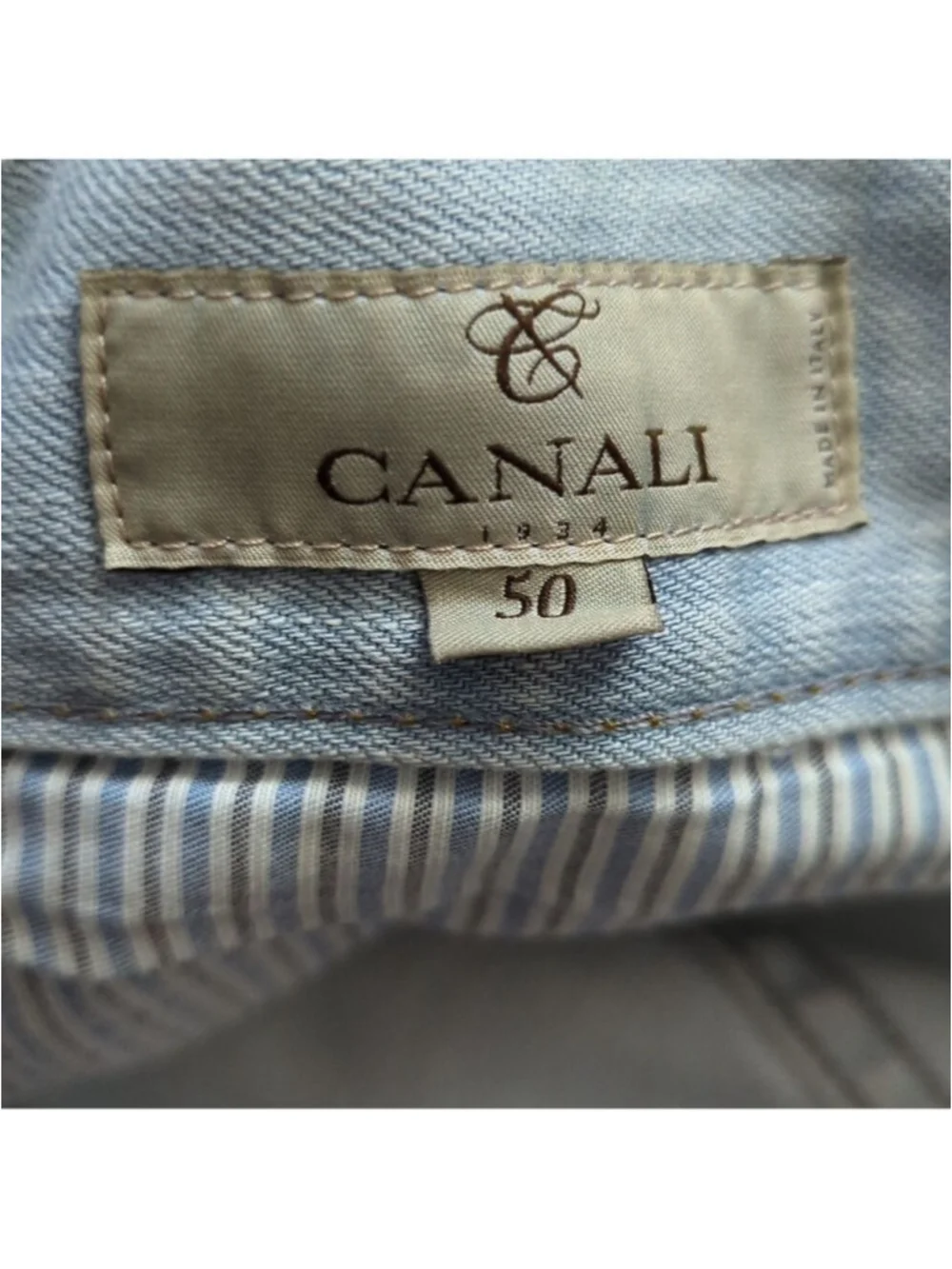 HP. CANALI Men's Slim Fit Jeans